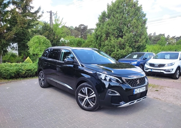 Peugeot 5008 cena 83900 przebieg: 152300, rok produkcji 2018 z Gołdap małe 466